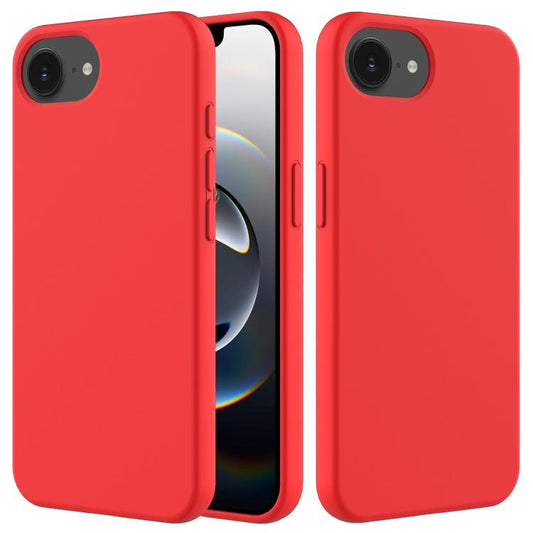 For iPhone 16e Solid Color Silicone Phone Case(Red) - iPhone 16e Cases by PMC Jewellery | Online Shopping South Africa | PMC Jewellery | Buy Now Pay Later Mobicred