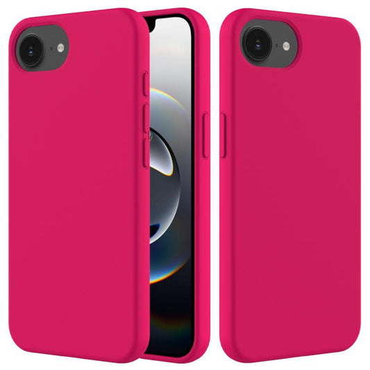 For iPhone 16e Solid Color Silicone Phone Case(Rose Red) - iPhone 16e Cases by PMC Jewellery | Online Shopping South Africa | PMC Jewellery | Buy Now Pay Later Mobicred