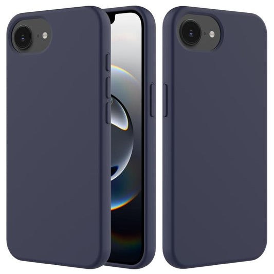 For iPhone 16e Solid Color Silicone Phone Case(Midnight Blue) - iPhone 16e Cases by PMC Jewellery | Online Shopping South Africa | PMC Jewellery | Buy Now Pay Later Mobicred