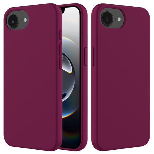 For iPhone 16e Solid Color Silicone Phone Case(Violet) - iPhone 16e Cases by PMC Jewellery | Online Shopping South Africa | PMC Jewellery | Buy Now Pay Later Mobicred