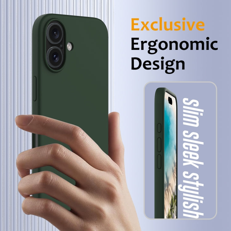 For iPhone 16 Plus Shockproof Silicone Magsafe Phone Case(Dark Green) - iPhone 16 Plus Cases by PMC Jewellery | Online Shopping South Africa | PMC Jewellery | Buy Now Pay Later Mobicred