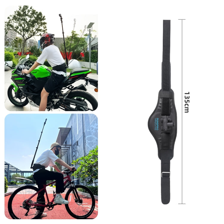 RUIGPRO Waist Belt Mount Strap With Action Cameras Adapter - Chest Belt by RUIGPRO | Online Shopping South Africa | PMC TechLife | Buy Now Pay Later Mobicred