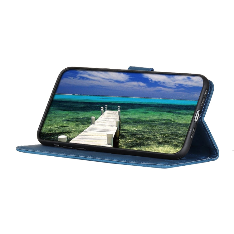 For iPhone 16 Pro KHAZNEH Retro Texture Leather Phone Case(Blue) - iPhone 16 Pro Cases by PMC TechLife | Online Shopping South Africa | PMC TechLife | Buy Now Pay Later Mobicred