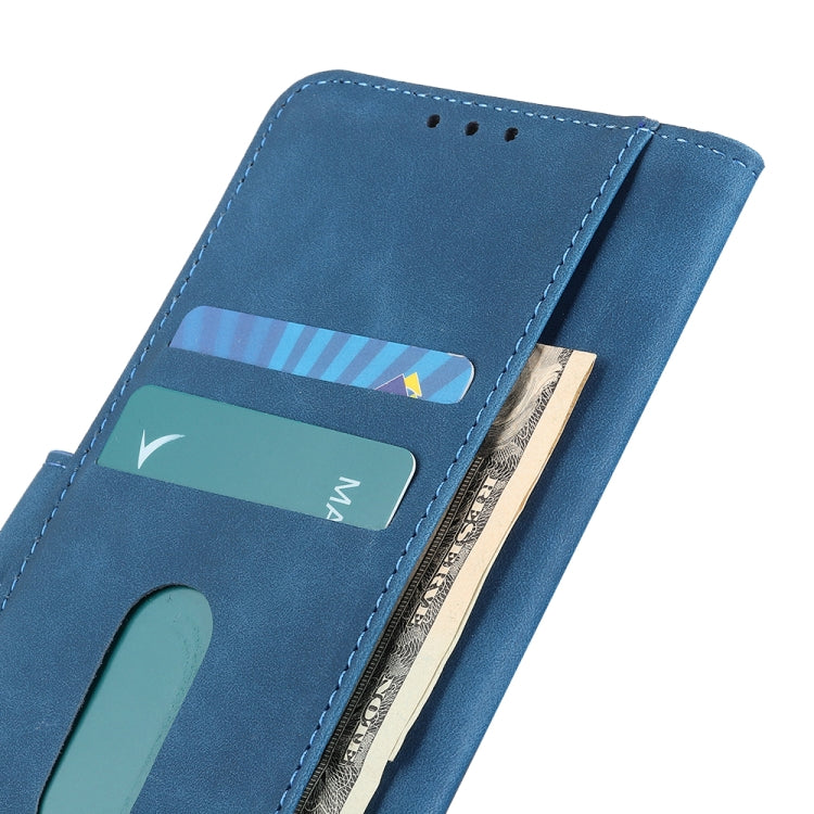 For iPhone 16 Pro KHAZNEH Retro Texture Leather Phone Case(Blue) - iPhone 16 Pro Cases by PMC TechLife | Online Shopping South Africa | PMC TechLife | Buy Now Pay Later Mobicred