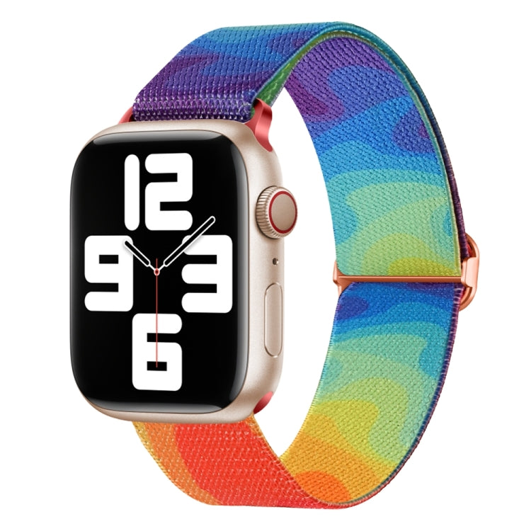 For Apple Watch 4 40mm Painted Pattern Nylon Replacement Watch Band(Liquid Colorful) - free shipping - PMc TechLife - Order now!