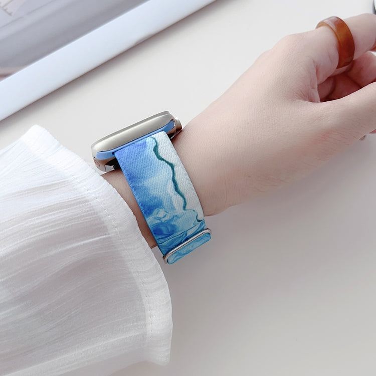 For Apple Watch 38mm Painted Pattern Nylon Replacement Watch Band(Liquid Colorful) - free shipping - PMc TechLife - Order now!