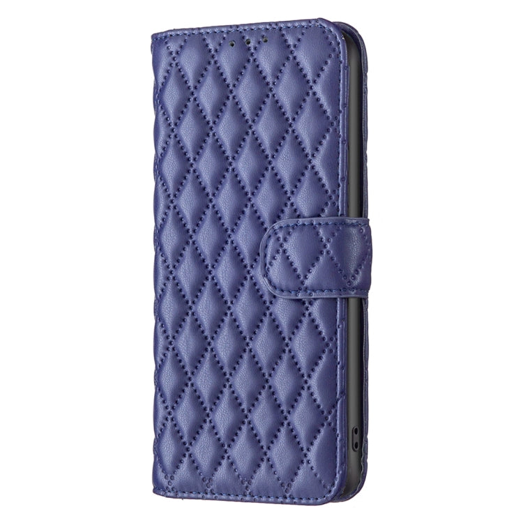 For Realme 12+ 5G Diamond Lattice Wallet Flip Leather Phone Case(Blue) - free shipping - PMC TechLife - Order now!