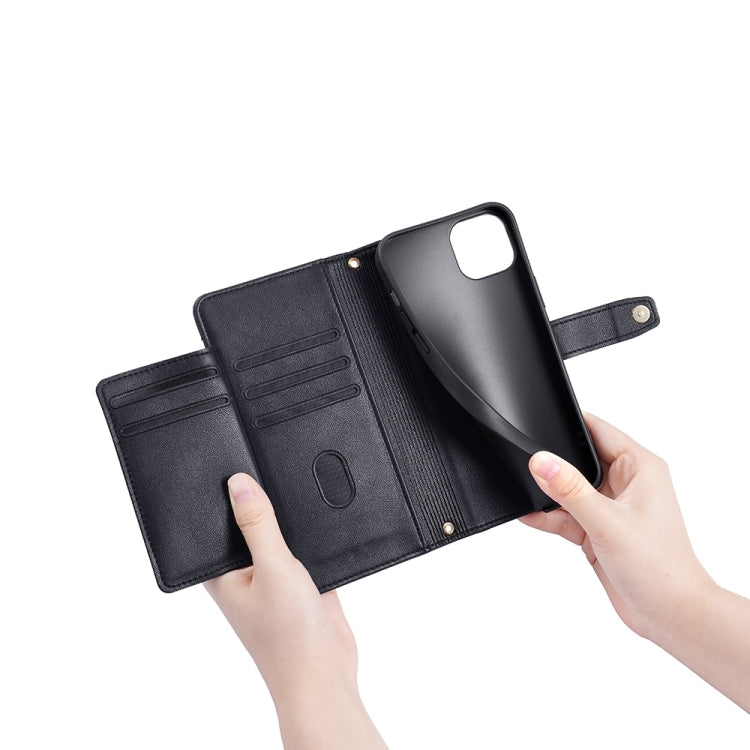 For Tecno Pova 5 Pro Sheep Texture Cross-body Zipper Wallet Leather Phone Case(Black) - free shipping - PMC TechLife - Order now!