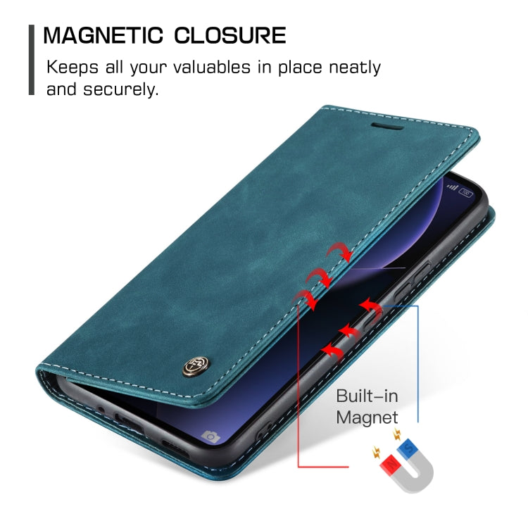 For Xiaomi 13T/13T Pro CaseMe 013 Multifunctional Horizontal Flip Leather Phone Case(Blue) - Xiaomi Cases by CaseMe | Online Shopping South Africa | PMC Jewellery | Buy Now Pay Later Mobicred