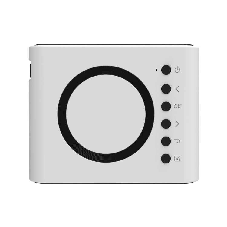 T300S 320x240 24ANSI Lumens Mini LCD Projector Supports Wired & Wireless Same Screen, Specification:UK Plug(White) - Mini Projector by PMC TechLife | Online Shopping South Africa | PMC TechLife | Buy Now Pay Later Mobicred