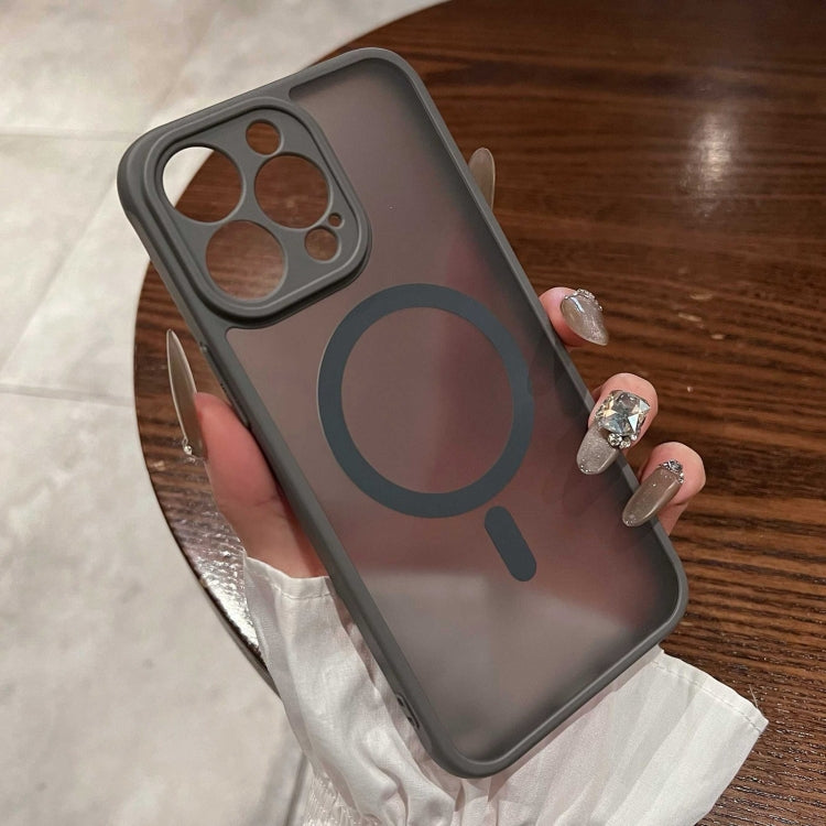 For iPhone 16 Pro MagSafe Magnetic TPU Hybrid PC Phone Case(Titanium Gray) - iPhone 16 Pro Cases by PMC TechLife | Online Shopping South Africa | PMC TechLife | Buy Now Pay Later Mobicred
