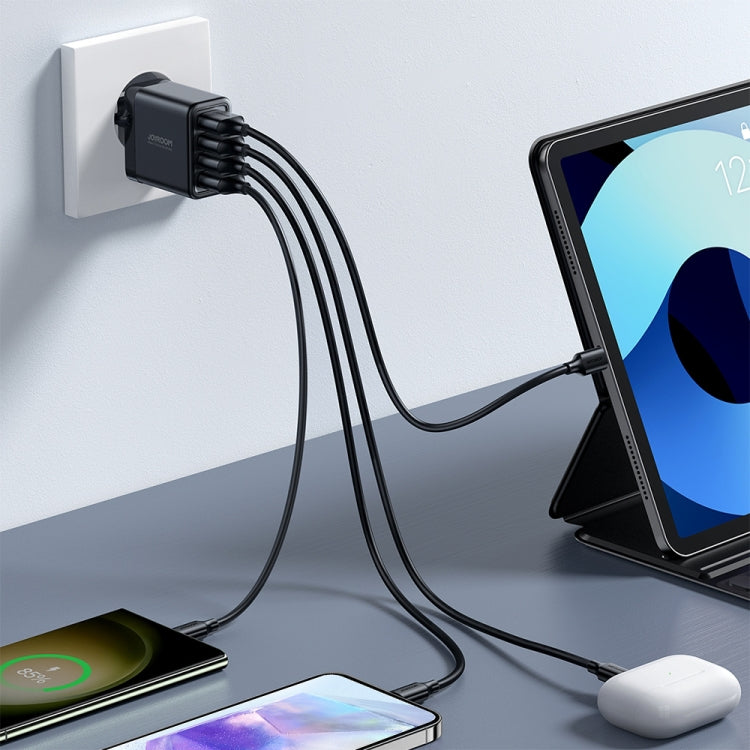 JOYROOM JR-TCN03 4.8A 24W 4 USB Ports Charger(EU Plug) - free shipping - PMC TechLife - Order now!