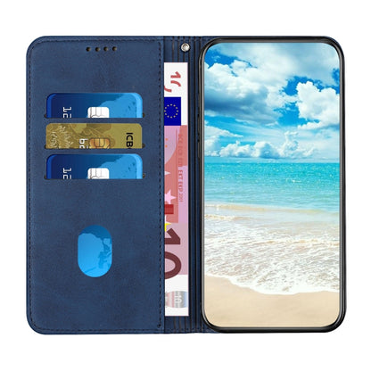 For Realme C67 4G Global Diamond Splicing Skin Feel Magnetic Leather Phone Case(Blue) - Realme Cases by PMC Jewellery | Online Shopping South Africa | PMC Jewellery