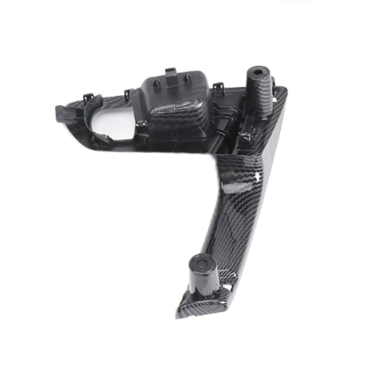 For Nissan Qashqai Left-Drive Car Door Inside Handle Base Bracket, Type:Base Right(Carbon Fiber) - free shipping - PMC TechLife - Order now!