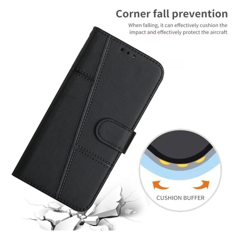 For Xiaomi Redmi K70 / K70 Pro Stitching Calf Texture Buckle Leather Phone Case(Black) - K70 Pro Cases by PMC Jewellery | Online Shopping South Africa | PMC Jewellery | Buy Now Pay Later Mobicred