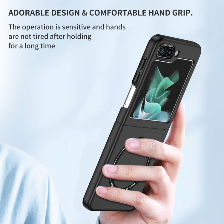 For Samsung Galaxy Z Flip5 5G Magsafe Magnetic Folding PC Phone Case(Black) - free shipping - PMC TechLife - Order now!