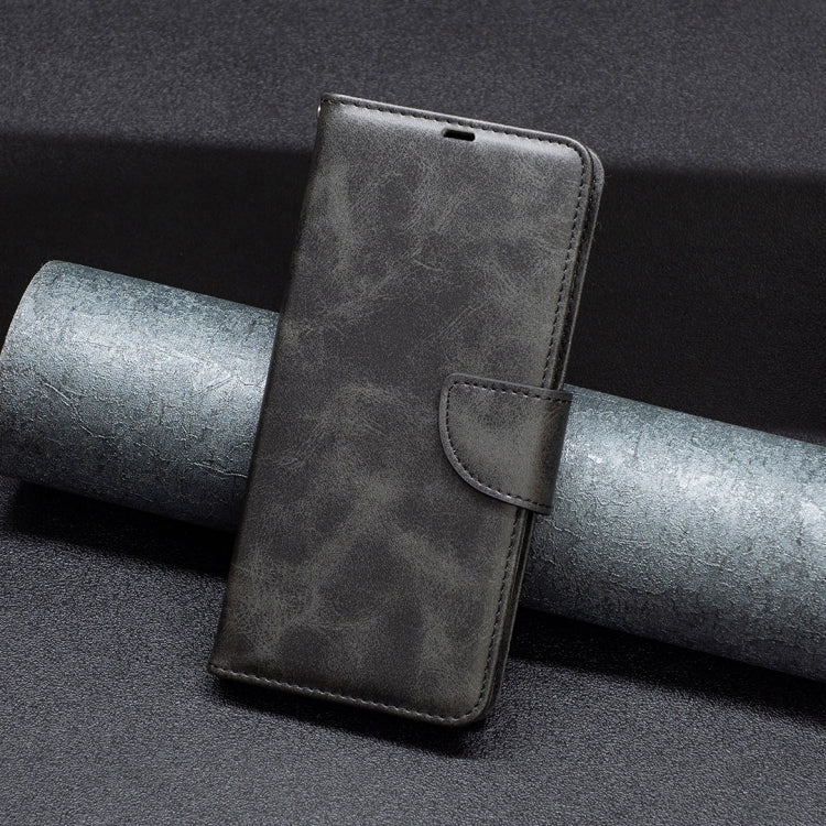 For iPhone 16 Lambskin Texture Pure Color Flip Leather Phone Case(Black) - iPhone 16 Cases by PMC TechLife | Online Shopping South Africa | PMC TechLife | Buy Now Pay Later Mobicred