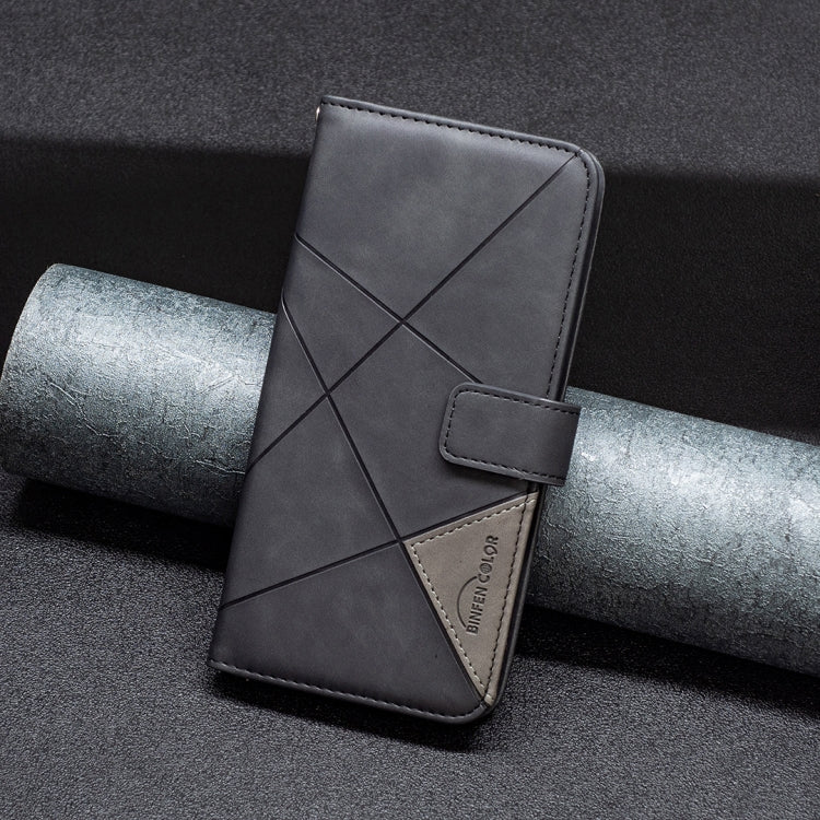 For iPhone 16 Pro Magnetic Buckle Rhombus Texture Leather Phone Case(Black) - iPhone 16 Pro Cases by PMC TechLife | Online Shopping South Africa | PMC TechLife | Buy Now Pay Later Mobicred