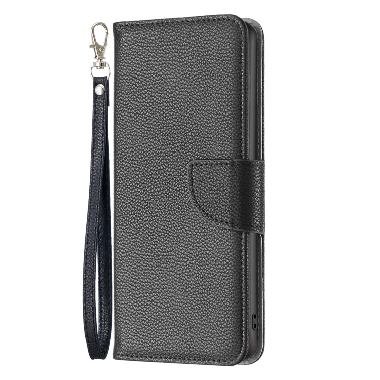 For iPhone 16 Pro Litchi Texture Pure Color Flip Leather Phone Case(Black) - iPhone 16 Pro Cases by PMC TechLife | Online Shopping South Africa | PMC TechLife | Buy Now Pay Later Mobicred