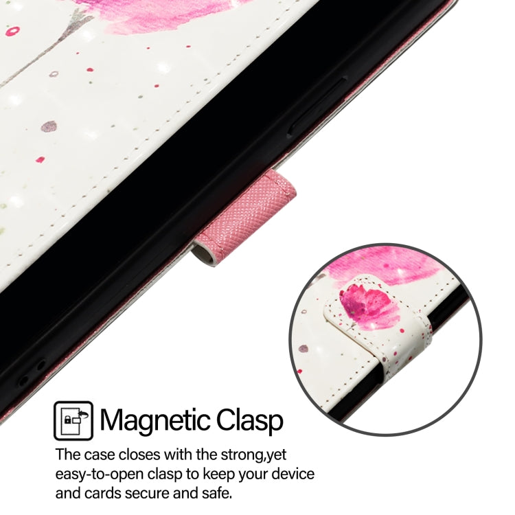 For iPhone 16e 3D Painting Horizontal Flip Leather Phone Case(Flower) - free shipping - PMC TechLife - Order now!