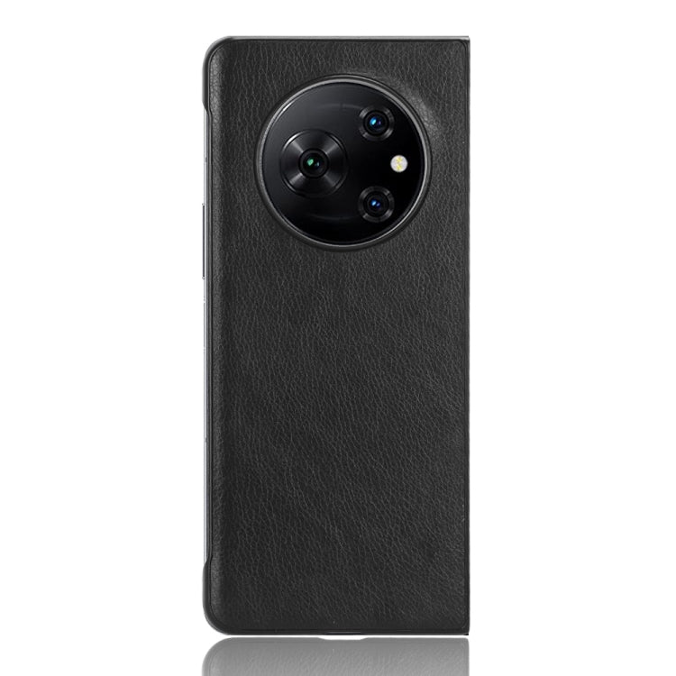 For Tecno Phantom V Fold Litchi Texture Back Cover Phone Case(Black) - free shipping - PMC TechLife - Order now!