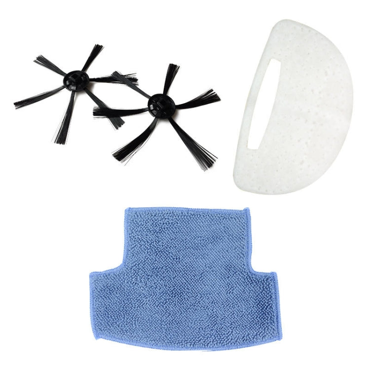 4 in 1 Sweeping Robot Side Brush Mop Filter Kit For ISWEEP S320 - Other Accessories by PMC TechLife | Online Shopping South Africa | PMC TechLife | Buy Now Pay Later Mobicred