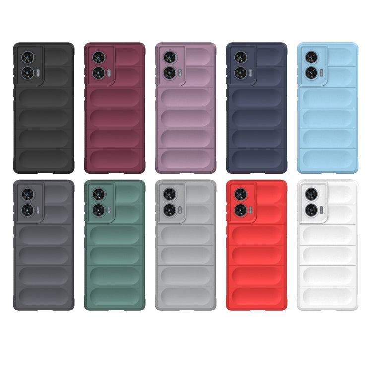 For Motorola Edge 50 Fusion 5G Global Magic Shield TPU + Flannel Phone Case(Grey) - free shipping - PMC TechLife - Order now!