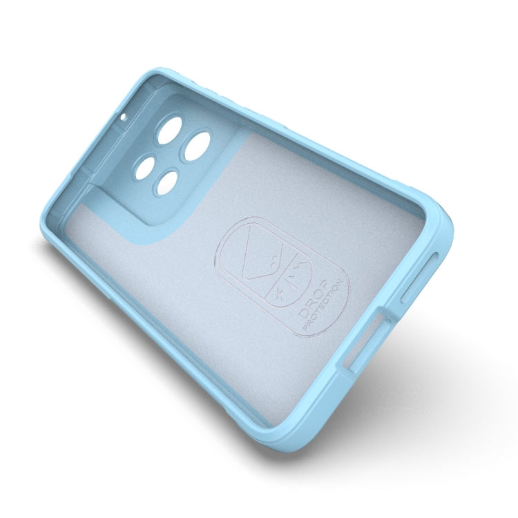 For Motorola Edge 50 Neo Magic Shield TPU + Flannel Phone Case(Light Blue) - free shipping - PMC TechLife - Order now!