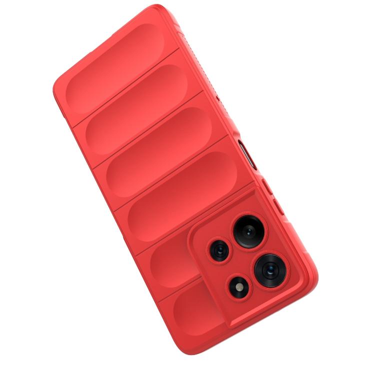 For Motorola Moto G75 5G Global Magic Shield TPU + Flannel Phone Case(Red) - free shipping - PMC TechLife - Order now!