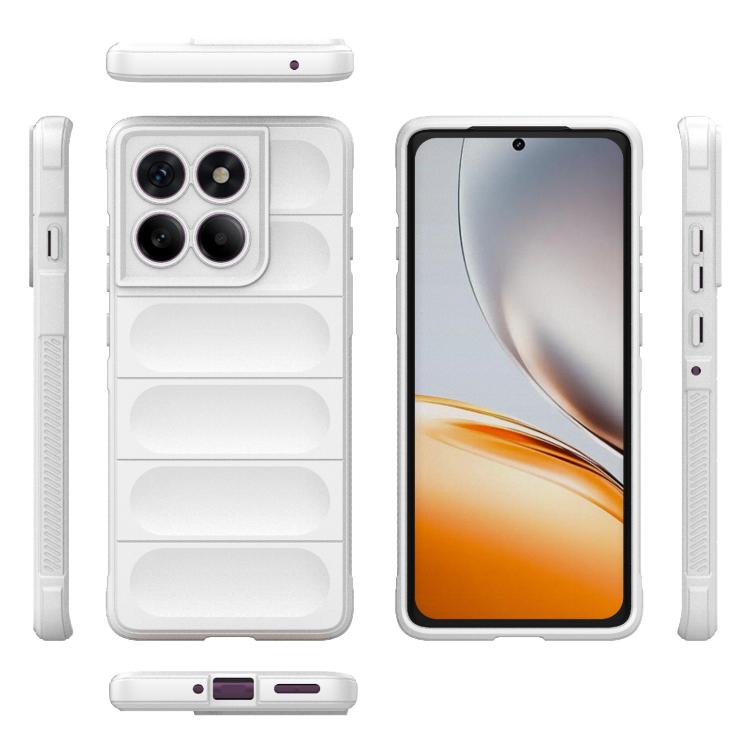 For Motorola Edge 60 Pro 5G Magic Shield TPU + Flannel Phone Case(White) - free shipping - PMC TechLife - Order now!