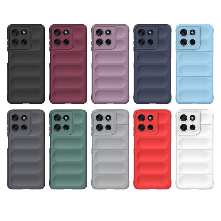 For Motorola Moto G56 5G Magic Shield TPU + Flannel Phone Case(Grey) - free shipping - PMC TechLife - Order now!