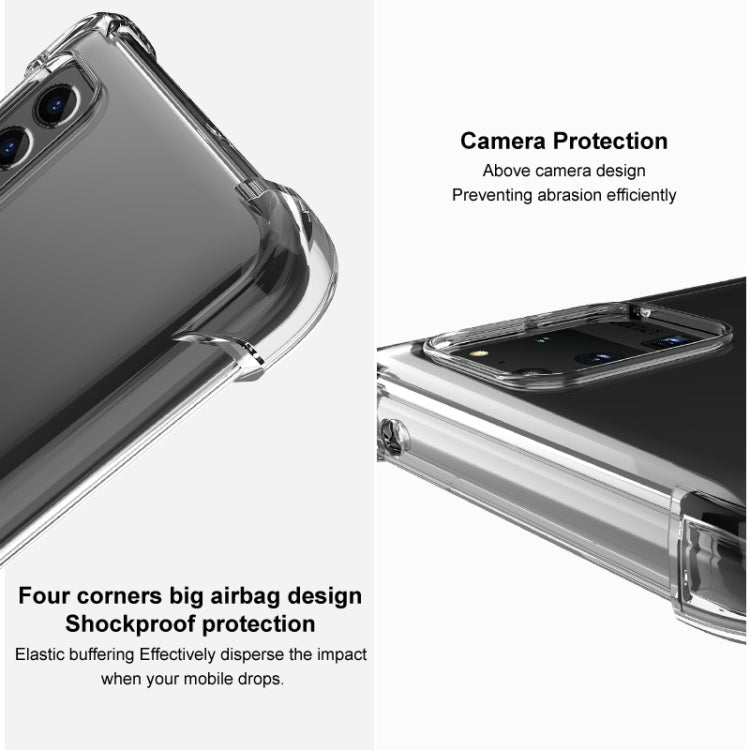 For Huawei Pura 70 Pro / 70 Pro+ imak Shockproof Airbag TPU Phone Case(Transparent) - Huawei Cases by imak | Online Shopping South Africa | PMC Jewellery | Buy Now Pay Later Mobicred