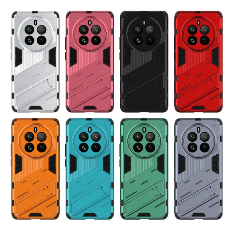 For Realme 12 Pro 5G Global Punk Armor 2 in 1 PC + TPU Phone Case with Holder(Black) - free shipping - PMC TechLife - Order now!