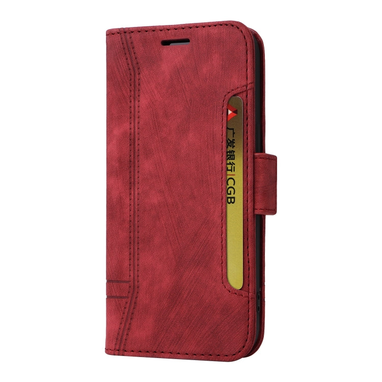 For Samsung Galaxy S24+ BETOPNICE Dual-side Buckle Leather Phone Case(Red) - free shipping - PMC Jewellery - Order now!