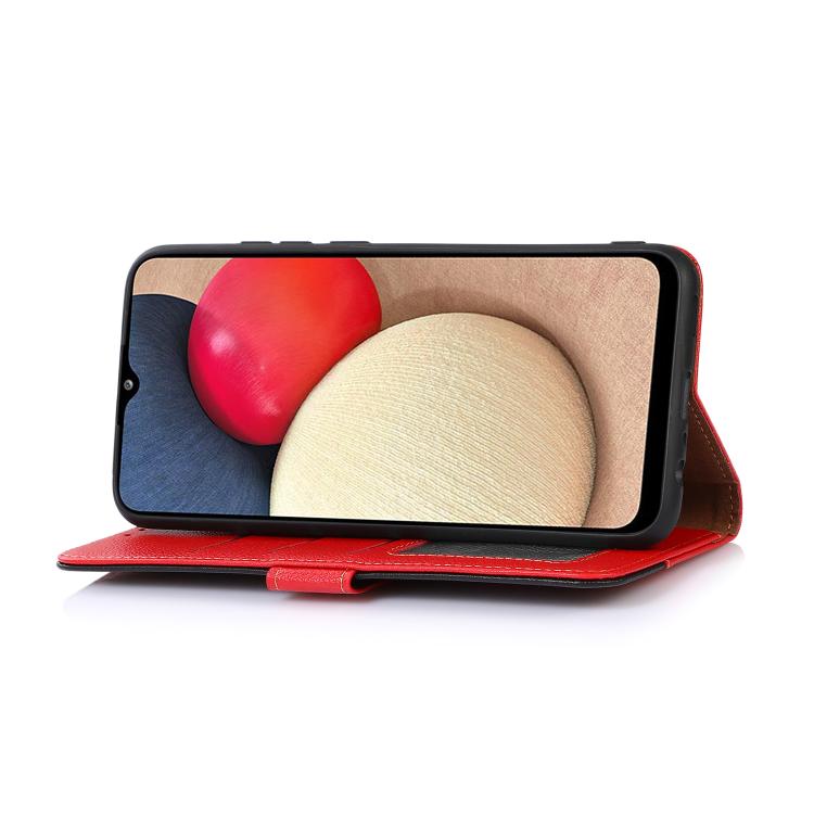 For iPhone 17 Pro KHAZNEH Litchi Texture Leather RFID Phone Case(Red) - free shipping - PMc TechLife - Order now!