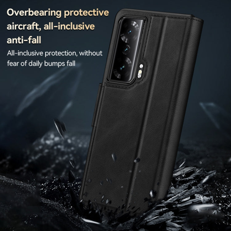 For Honor Magic Vs SULADA All-inclusive Magnetic Snap Flip Leather Phone Case(Orange) - free shipping - PMC TechLife - Order now!