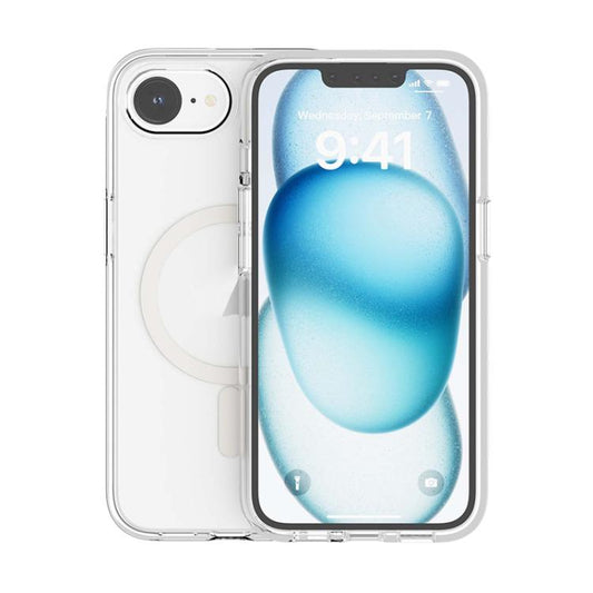 For iPhone 16e Terminator Style Transparent MagSafe Magnetic Phone Case(Transparent) - iPhone 16e Cases by PMC Jewellery | Online Shopping South Africa | PMC Jewellery | Buy Now Pay Later Mobicred