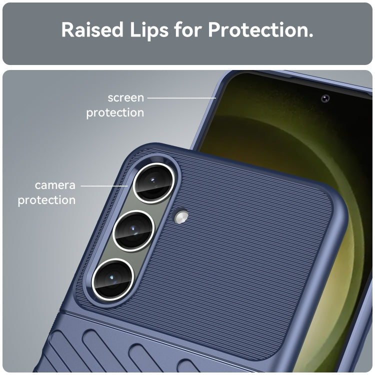 For Samsung Galaxy S24+ 5G Thunderbolt Shockproof TPU Phone Case(Blue) - Galaxy S24+ 5G Cases by PMC TechLife | Online Shopping South Africa | PMC TechLife