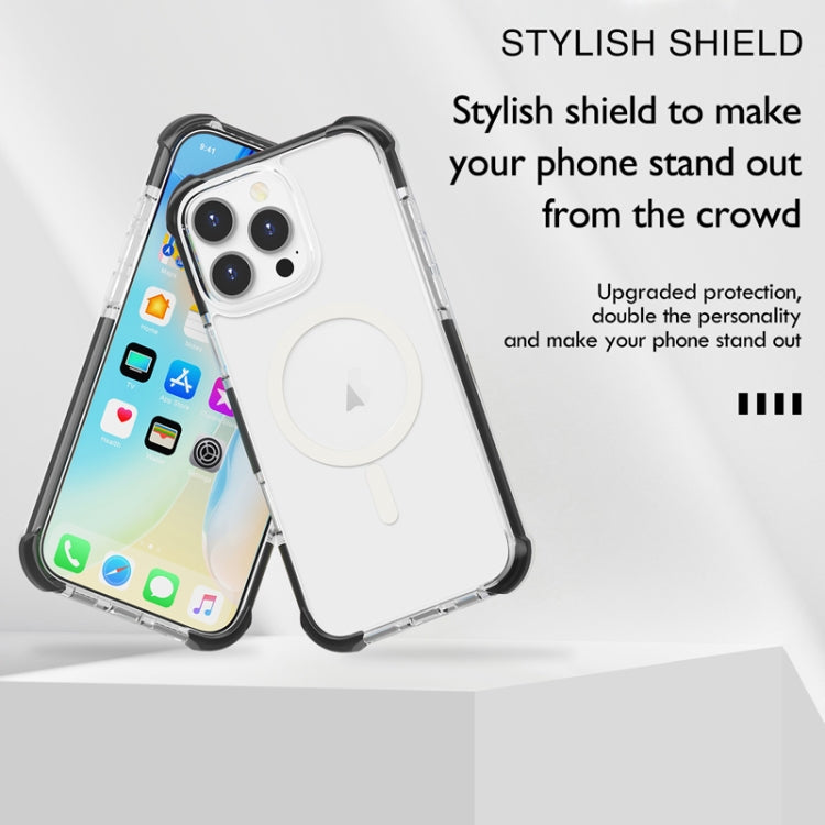 For iPhone 16 Acrylic Magsafe Magnetic Shockproof Phone Case(Transparent) - iPhone 16 Cases by PMC Jewellery | Online Shopping South Africa | PMC Jewellery | Buy Now Pay Later Mobicred
