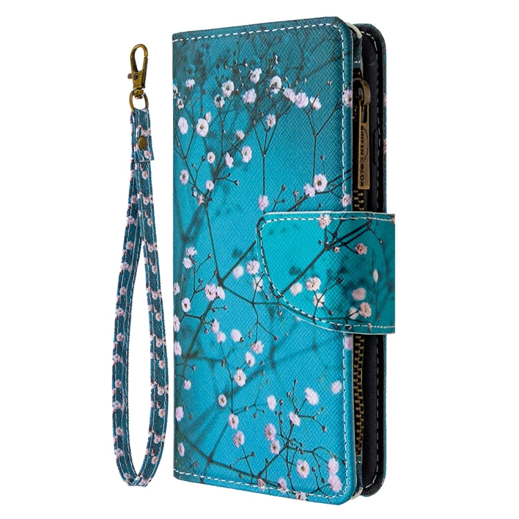 For Samsung Galaxy Note 10 Colored Drawing Pattern Zipper Horizontal Flip Leather Case with Holder & Card Slots & Wallet(Plum Blossom) - Galaxy Phone Cases by PMC TechLife | Online Shopping South Africa | PMC TechLife