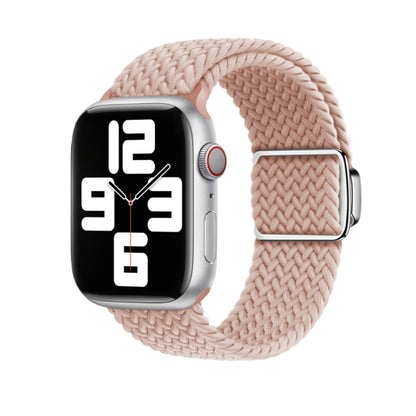 For Apple Watch Ultra 49mm Nylon Loop Magnetic Buckle Watch Band(Pink Sand) - Watch Bands by PMC Jewellery | Online Shopping South Africa | PMC Jewellery | Buy Now Pay Later Mobicred