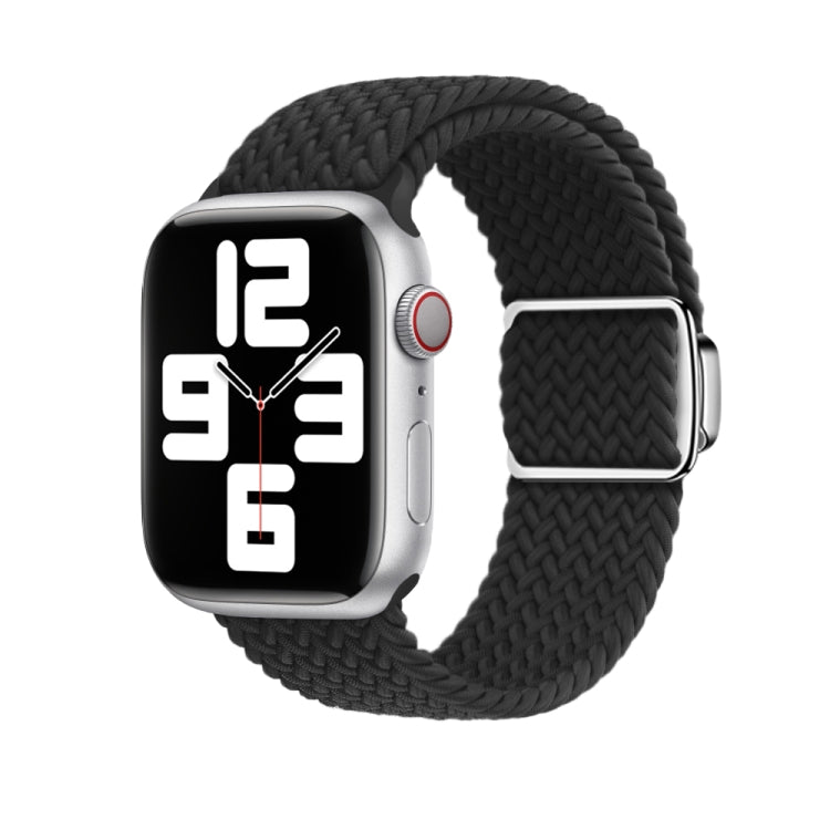 For Apple Watch Ultra 49mm Nylon Loop Magnetic Buckle Watch Band(Black) - Watch Bands by PMC Jewellery | Online Shopping South Africa | PMC Jewellery | Buy Now Pay Later Mobicred