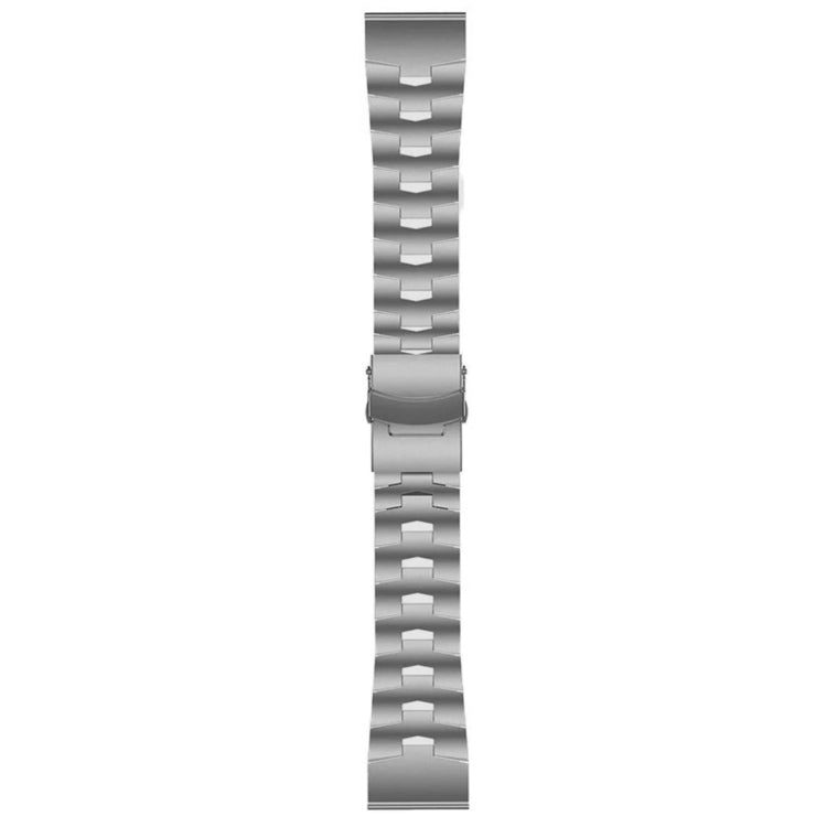 For Garmin Instinct 2X Solar Titanium Alloy Quick Release Watch Band(Titanium Gray) - Watch Bands by PMC TechLife | Online Shopping South Africa | PMC TechLife