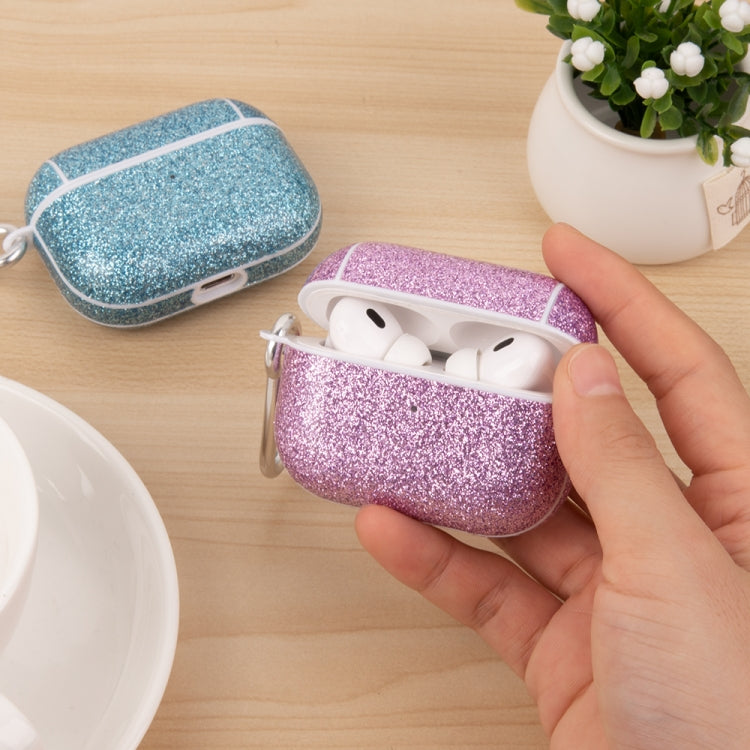 For AirPods 3 Glitter Powder Skin Texture PC TWS Earphone Case(Gold) - For AirPods 3 by PMC Jewellery | Online Shopping South Africa | PMC Jewellery | Buy Now Pay Later Mobicred