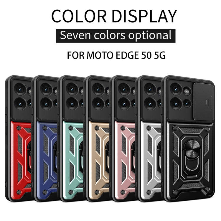 For Motorola Edge 50 5G Sliding Camera Cover Design TPU+PC Phone Case(Red) - free shipping - PMC TechLife - Order now!