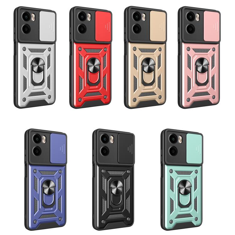 For Motorola Moto G05 Sliding Camera Cover Design TPU+PC Phone Case(Black) - free shipping - PMC TechLife - Order now!