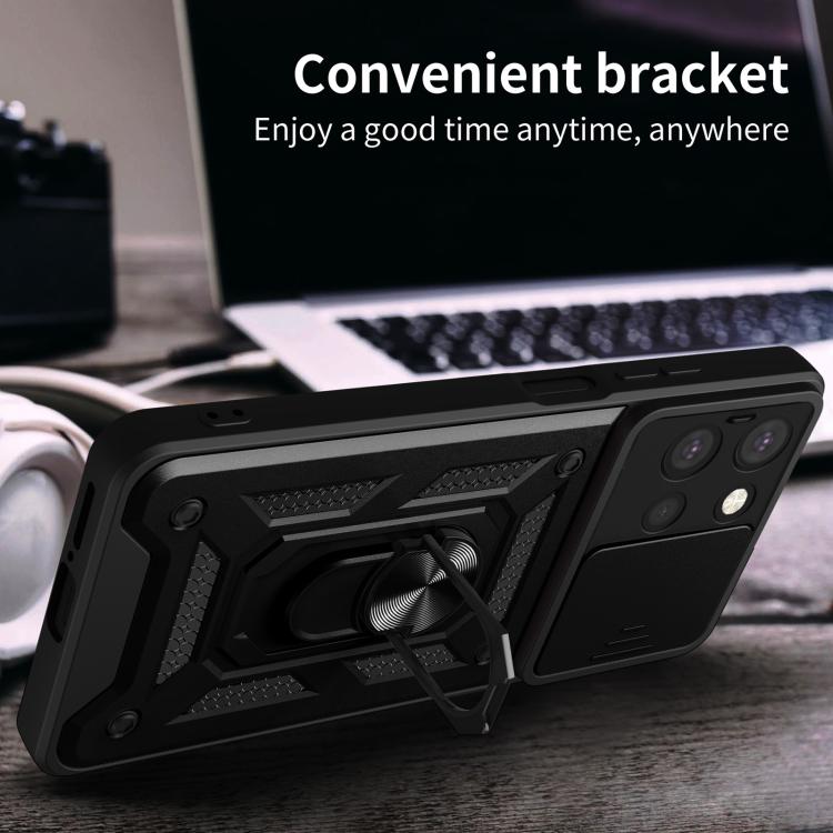 For Motorola Moto G 2025 Sliding Camera Cover Design TPU+PC Phone Case(Red) - free shipping - PMC TechLife - Order now!