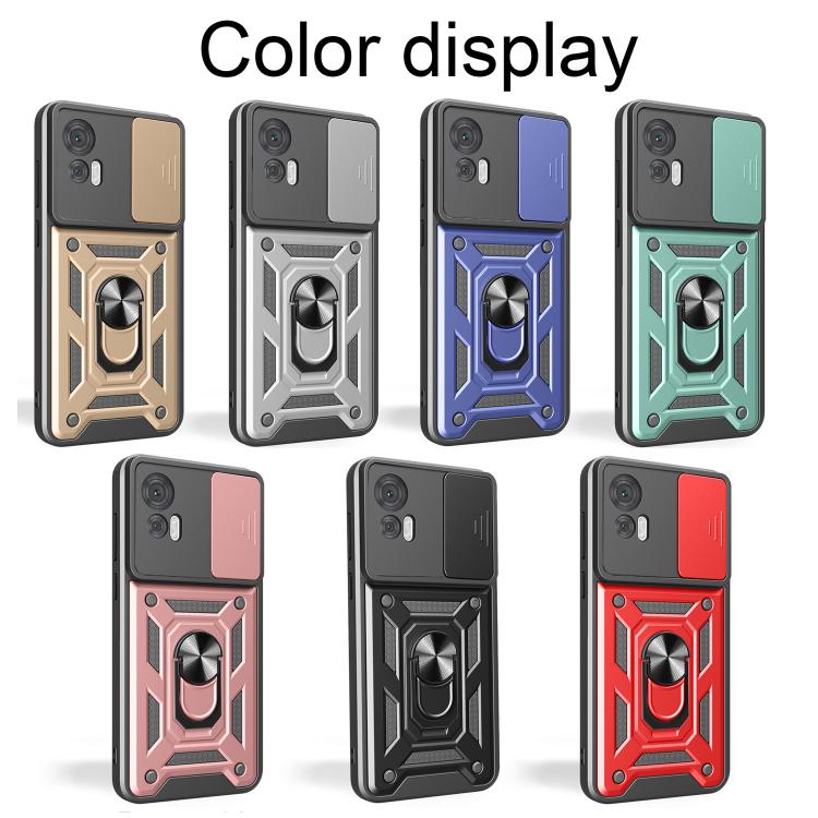 For Motorola Edge 30 Neo Sliding Camera Cover Design TPU+PC Phone Case(Gold) - free shipping - PMC TechLife - Order now!