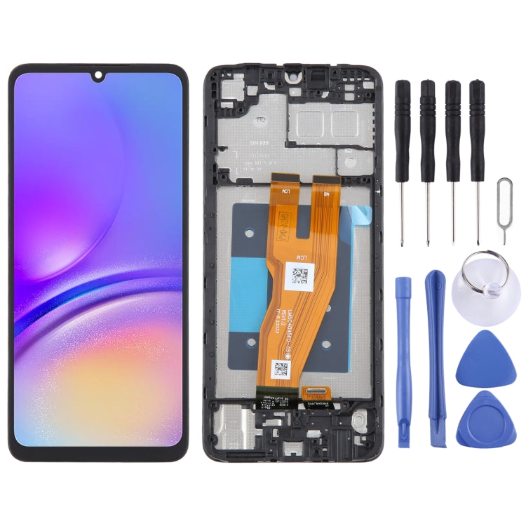 For Samsung Galaxy A05 SM-A055F Original LCD Screen Digitizer Full Assembly with Frame - free shipping - PMc TechLife - Order now!