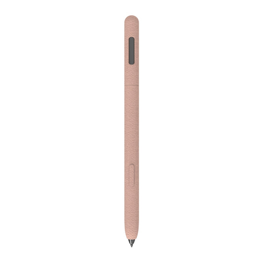 For Samsung Galaxy Tab S7 LOVE MEI Frosted Leather Texture Silicone Protective Pen Case(Pink) - Pencil Accessories by LOVE MEI | Online Shopping South Africa | PMC Jewellery